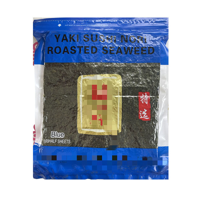 Delicioso NORI Prata Grau 10 Folhas Sushi Nori para Temaki de Rolo de Mão Tradicional