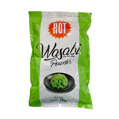 1 kg Peso personalizado Wasabi condimentos em pó Verde natural para fast food Mostarda