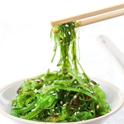 Frigorífico de Shandong em fatias de algas marinhas para tempero de salada doce e azeda 1 ano de validade