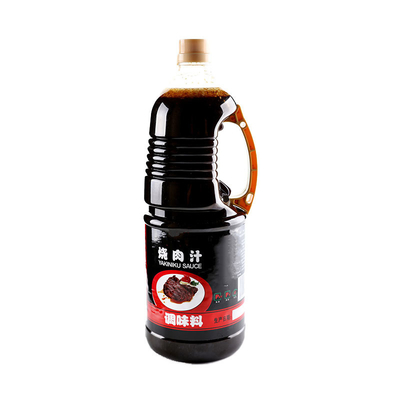 Salsa Teriyaki sem aditivos 1.8L Condimento castanho chinês para churrasco e condimentos de sushi