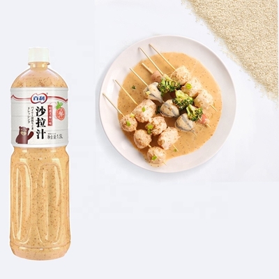Salada de gergelim chinesa e japonesa Dressing Top Creme de maionese com sabor de gergelim torrado