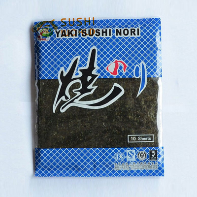 50 folhas Onigiri Nori para Sushi Arroz e Rolo de Vegetais Rolo de Mão Sushi Nori Algas marinhas