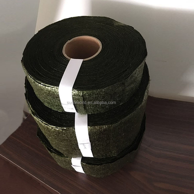 Folha de algas de tamanho completo Sushi de algas douradas assadas Nori com estilo seco