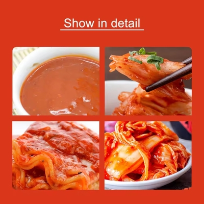 Haccp Certificado Rabanete picante Repolho em conserva Pasta de repolho Molho Kimchi 320 G para restaurante