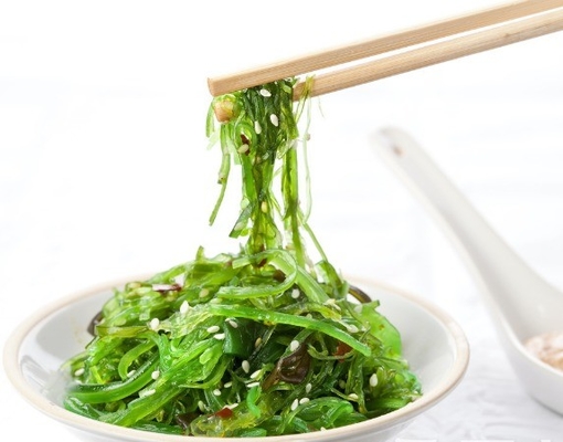 1 kg de salada de algas de estilo Hiyashi Wakame congelada Chuka Wakame