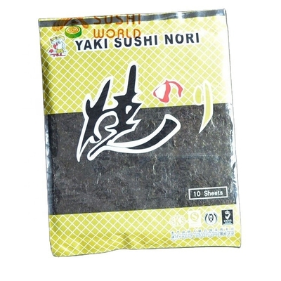 Sushi de algas marinhas norueguesas Nori Alga para o teor e os ingredientes normais