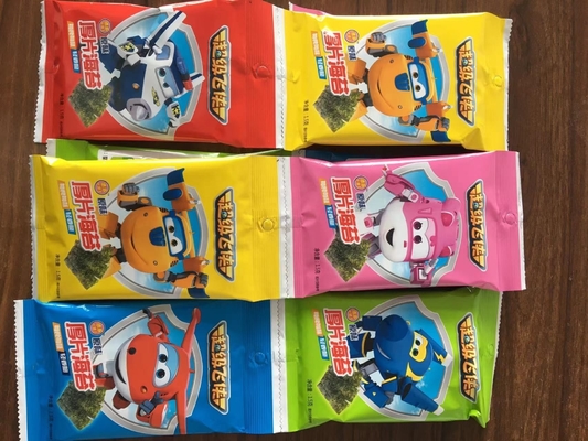 Algas marinhas secas em flocos de lanches cortados em sabores personalizados para processamento de alimentos por Jiangsu GK