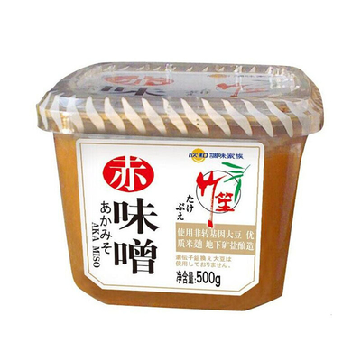 500G Pasta de Miso Salgado Tradicional Com Logotipo Personalizado Gratuito Pasta de soja Miso