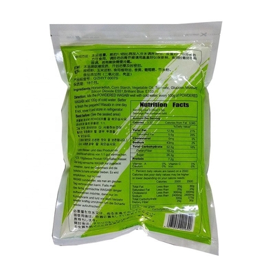 Molho Wasabi em pó rabanete em pó mostarda verde 1kg Ingredientes japoneses picantes Kosher
