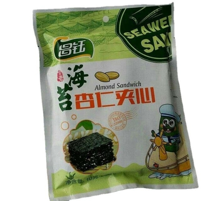 Folhas de Nori cozidas orgânicas Folhas de algas marinhas saudáveis para consumo normal