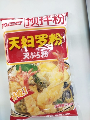 1kg de tempura em pó com instruções normais incluídas