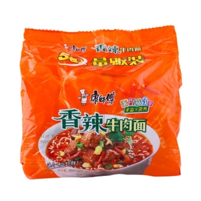Ramen chinês de baixo teor de carboidratos, macarrão de cozimento rápido, saco de balde de 500g, tipo de processamento por máquina