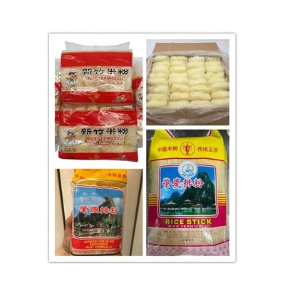 Embalagem única de macarrão de pau de arroz com baixo teor de gordura e baixo teor de carboidratos Produto de cereais grosseiros de Fujian