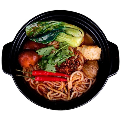 Embalagem única de macarrão de pau de arroz com baixo teor de gordura e baixo teor de carboidratos Produto de cereais grosseiros de Fujian