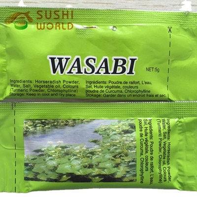 Mini Wasabi Sachet 0,0025-0,05 kg O seu condimento preferido para o sabor picante