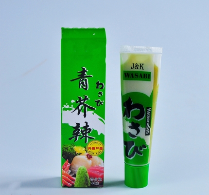 Saquete de 43 g de Wasabi em pó com tipo de armazenagem normal e teor orgânico