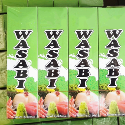 Saquete de 43 g de Wasabi em pó com tipo de armazenagem normal e teor orgânico