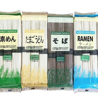 Halal OEM Udon Soba Seco Somen Ramen Noodles com 24 meses de vida útil