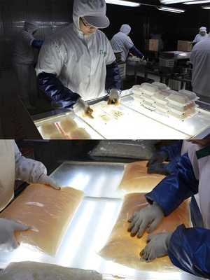Noodles de secagem de malha de plástico branco com 12 meses de vida útil e noodles normais de água