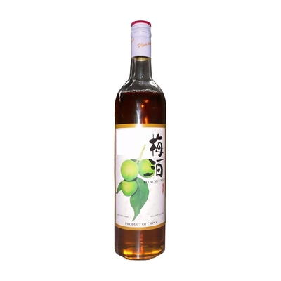 Fermentação em embalagem personalizada 12 graus 330 ml Vinho de ameixa verde da província de Fujian