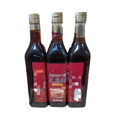 Óleo de Sésamo Prensado a Frio, Preto e Misturado Um saboroso complemento para a sua cozinha