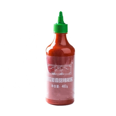 NO Ingredientes Alho picante Sriracha Chilli Sauce 510G para mergulho de alimentos personalizáveis