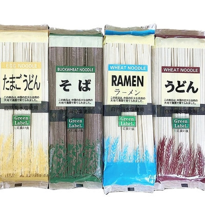Noodle Udon Seco 300g*40sacos/tn Soba Ramen autêntico para mercados B2B