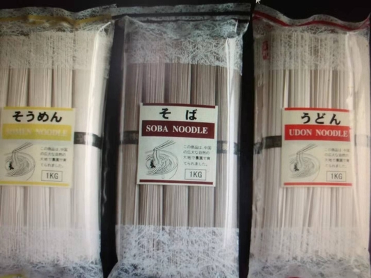 SOBA OEM Udon Seco Soba Somen Ramen Noodle para Compradores de Baixo Sódio