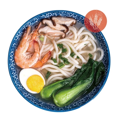 200 gramas de macarrão molhado perfeito para Ramen Udon fresco Amantes de todas as idades