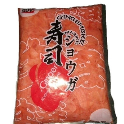 Processo de preservação de água Sushi picado doce Gengibre a granel para iguarias japonesas