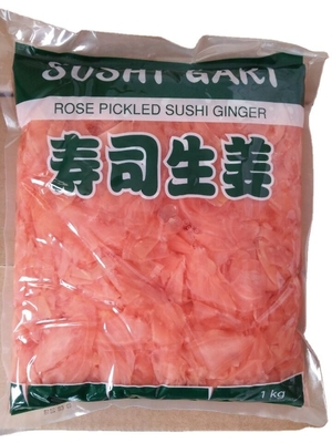 Processo de preservação de água Sushi picado doce Gengibre a granel para iguarias japonesas