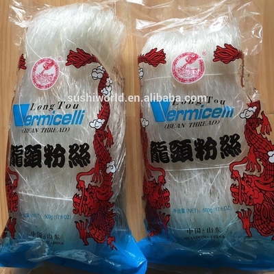 Processamento refinado Longkou Vermicelli 1 Kg com prazo de validade de 24 meses