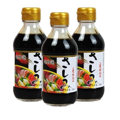 GK Endereço Sopa de Sushi Sauce de soja escura Sauce de soja sabor Sashimi soja Ingredientes