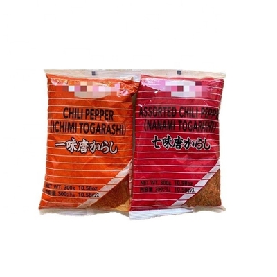 Estilo vermelho Shichimi Togarashi Seis Especiarias Seco Púrpura de temperos para Fushimi Sete Especiarias