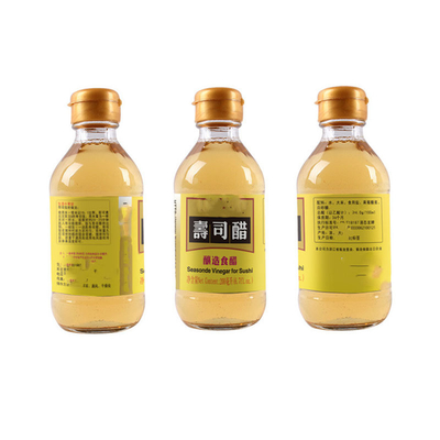 Não aditivos Alimentação ganha 610Ml garrafa Sushi japonês Arroz condimento claro natural personalizado