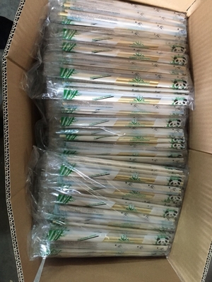 Bastões de banho de bambu de panda descartáveis para viajantes minimalistas
