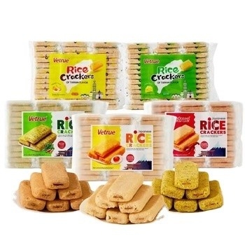 300G*12/CTN Sushi Rice Cracker Snack ou Ingredientes de Canola para sua despensa do escritório