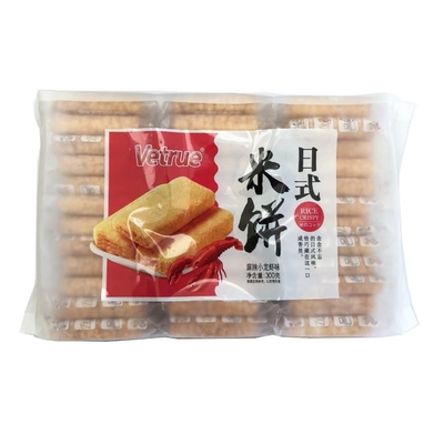300G*12/CTN Sushi Rice Cracker Snack ou Ingredientes de Canola para sua despensa do escritório