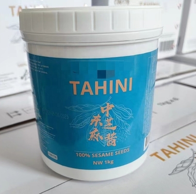 Ingrediente principal Sésamo não transgênico mergulhado Fresco Halal Tahini DRIED Tipo de armazenamento