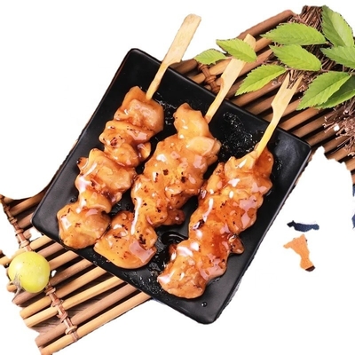 Yakitori de frango grelhado de peso baixo em sal, 1 kg, para barracas de comida de rua japonesas