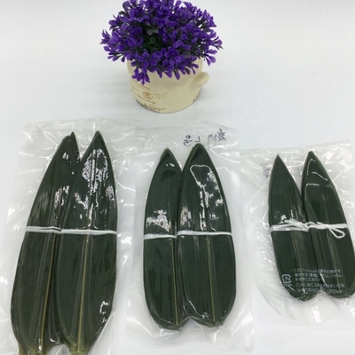 Folhas de bambu da natureza verde HOBA O ingrediente essencial para servir sushi