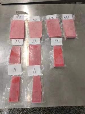 Shandong Frozen Yellowfin Tuna Loin 0,4/0,6/0,8kg Sashimi Grau Maguro para endereço