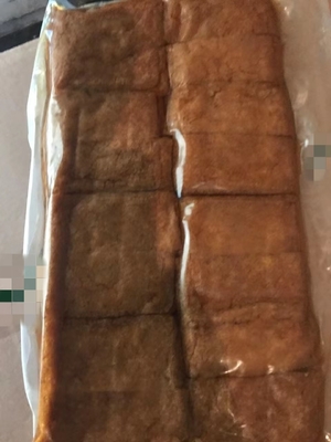 Tofu Inari congelado AJITSUKE CURD de soja HACCP Certificado com temperos tradicionais