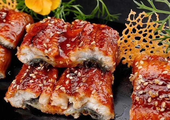 Peças de enguias Unagi torradas O ingrediente perfeito para as suas receitas