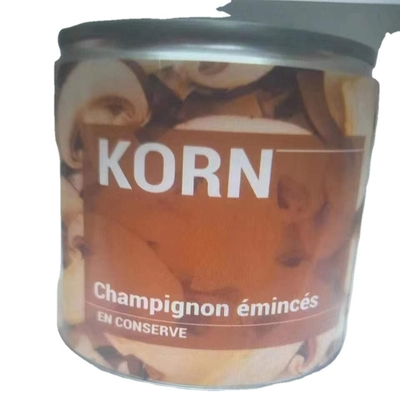 Fungos em lata de sabor natural fresco em 130g do Marrocos para suas necessidades