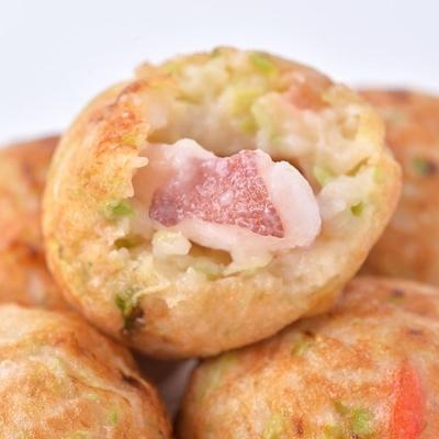 Deliciosa bola de polvo Takoyaki congelada para conveniência e autenticidade