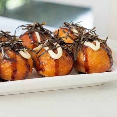 Deliciosa bola de polvo Takoyaki congelada para conveniência e autenticidade