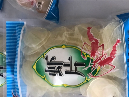 Snack de frutos do mar Snack de camarão Halal Cracker com ingredientes normais Uma combinação perfeita