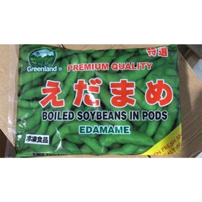 Grãos de Edamame congelados a granel Tipo de armazenamento 10 kg de peso congelados