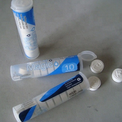 Prático 1 Ply Biodegradável comprimido comprimido comprimido com camada de polpa de madeira virgem